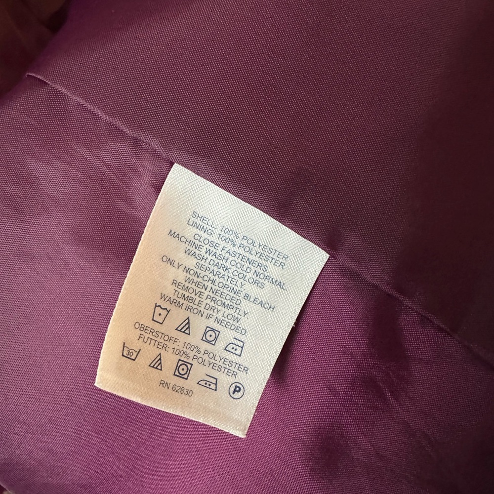 Warm Berry Trench Coat - Picture 3 of 4